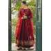 Red Anarkali 